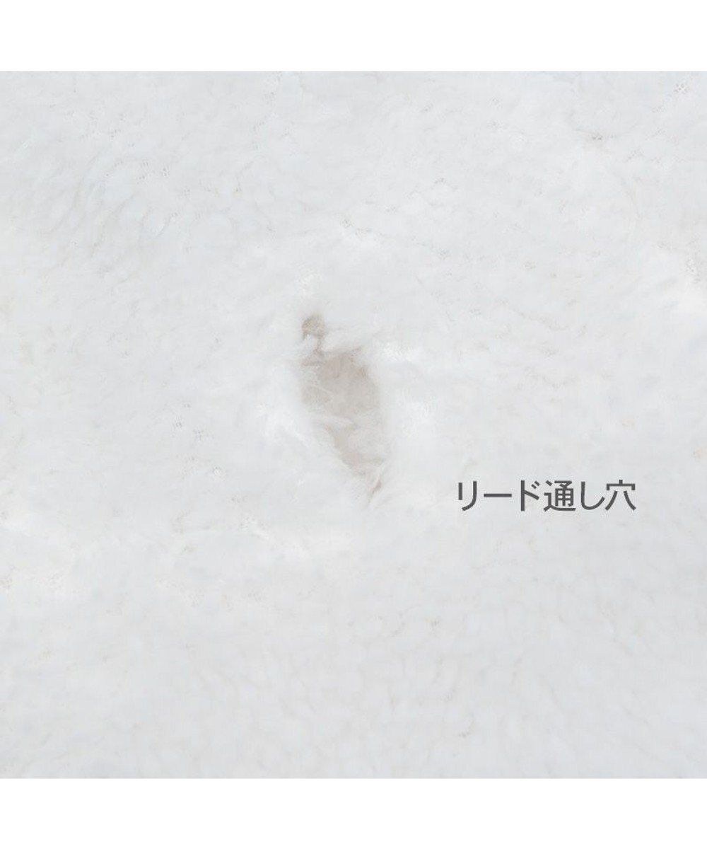 PET PARADISE Lee ロゴ ボアパーカー 《ホワイト》 小型犬 
