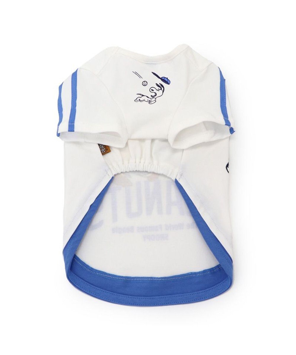 PET PARADISE スヌーピー Tシャツ 《ファインプレー柄》 白色 中型犬 大型犬