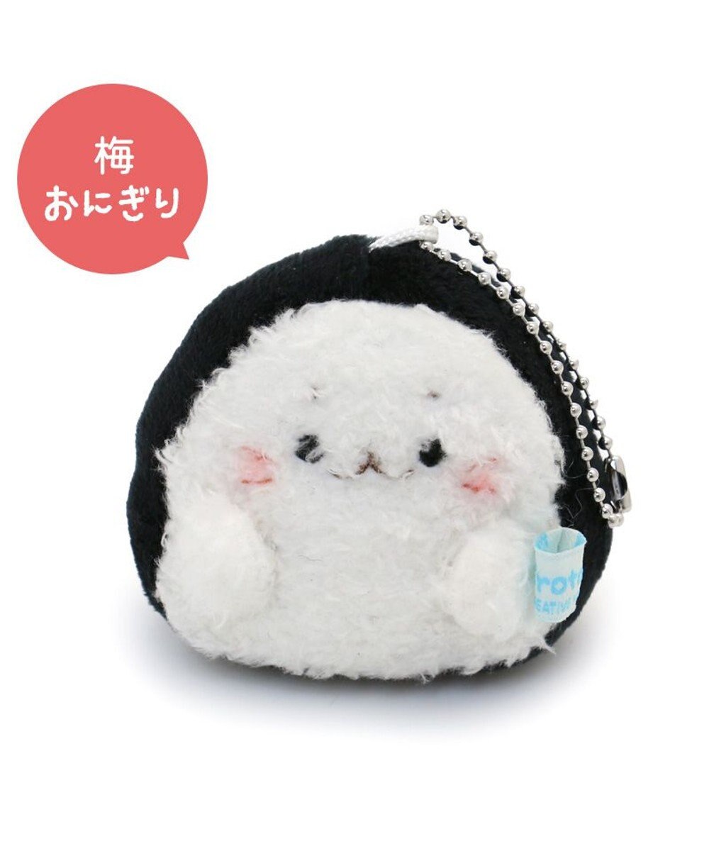 Mother garden しろたん マスコットキーホルダー おにぎり 梅 鮭 ぬいぐるみ マスコットキーホルダー 