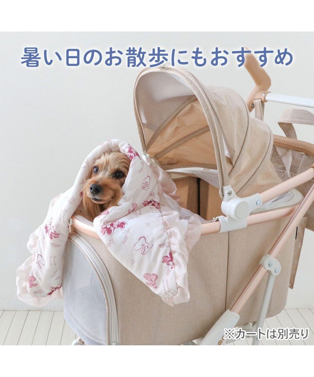 PET PARADISE ディズニー ミニーマウス もちっと クール ブランケット 《ハート柄》 
