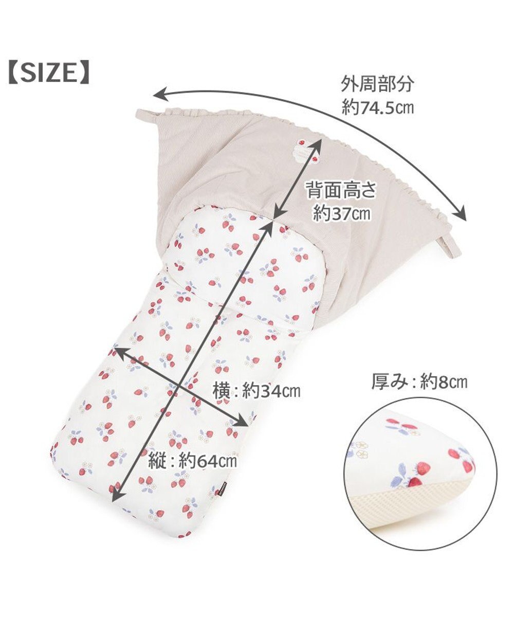 PET PARADISE ペットパラダイス クール カート用 クッション 《苺花柄》 