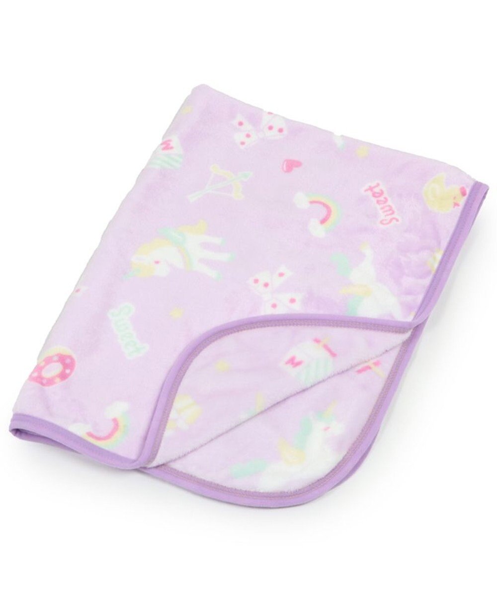 Mother garden マザーガーデン ユニコーン ひざかけ 70×100cm  《ポップ柄》 あったかひざ掛け 