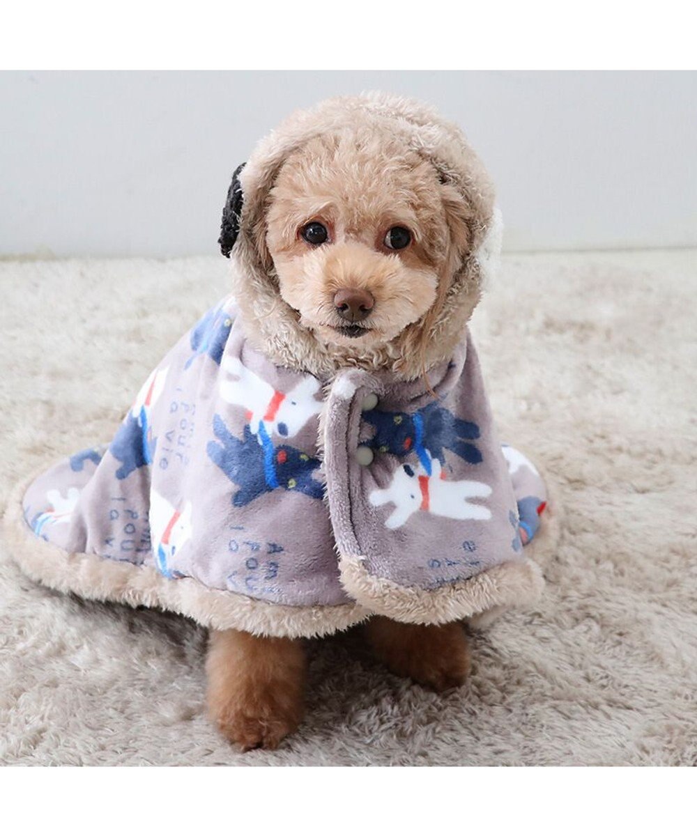 PET PARADISE リサとガスパール 着る毛布 《であい柄》 小型犬 