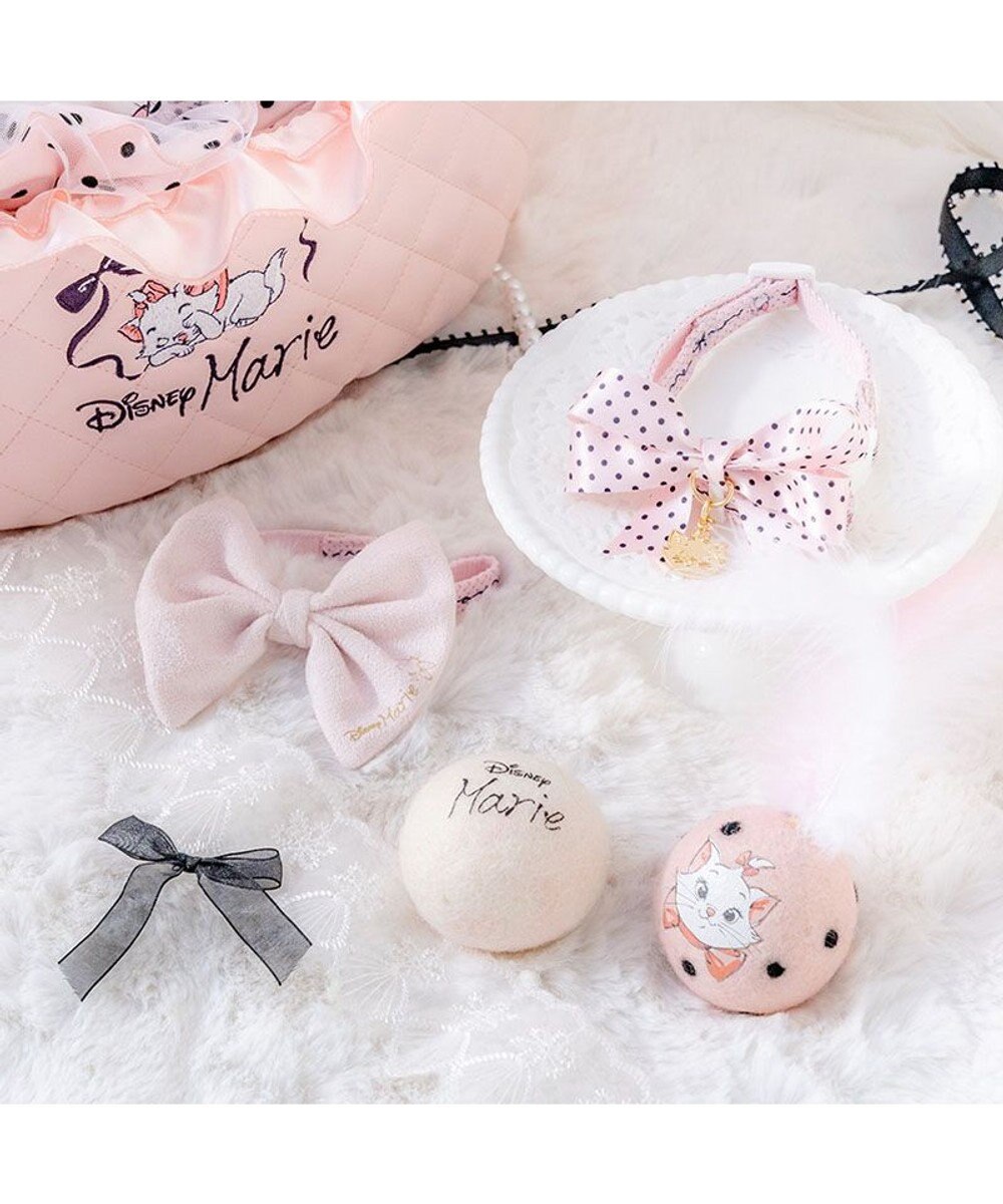 PET PARADISE ディズニー マリー ドットリボン 首輪 S / M 