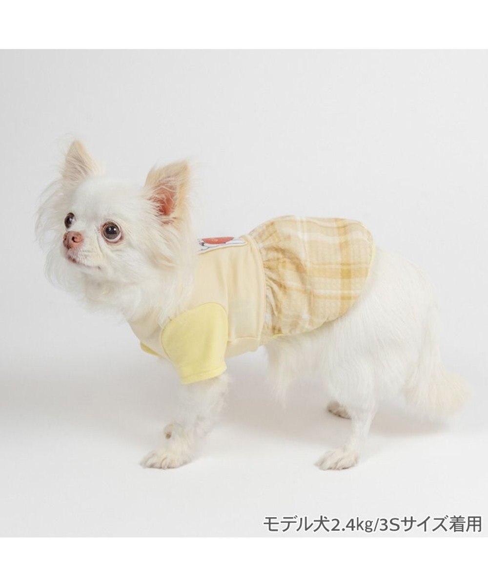PET PARADISE リサとガスパール ぽわん Tシャツ 《チェック柄》 小型犬 