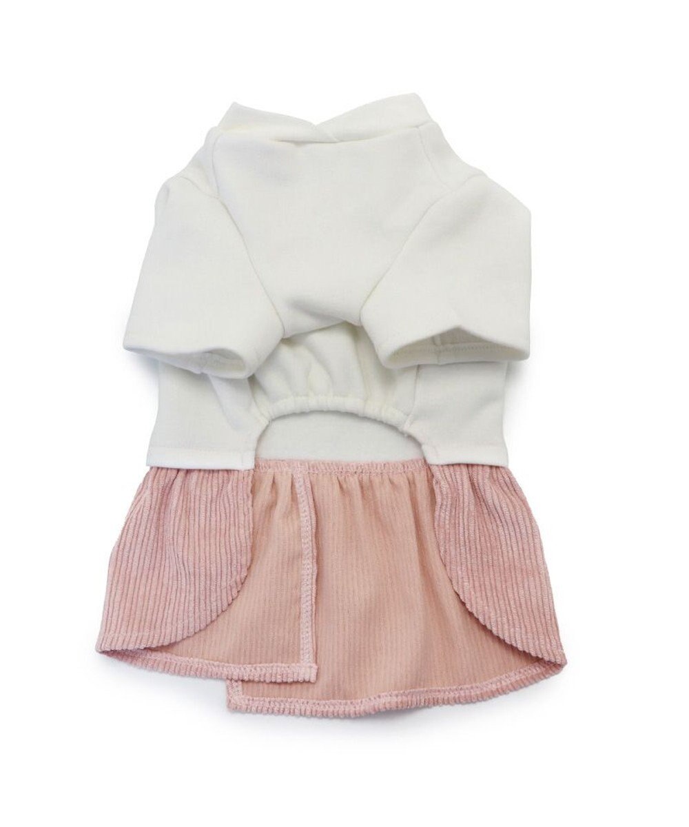 PET PARADISE ノルディック柄ワンピース《ホワイト》小型犬 