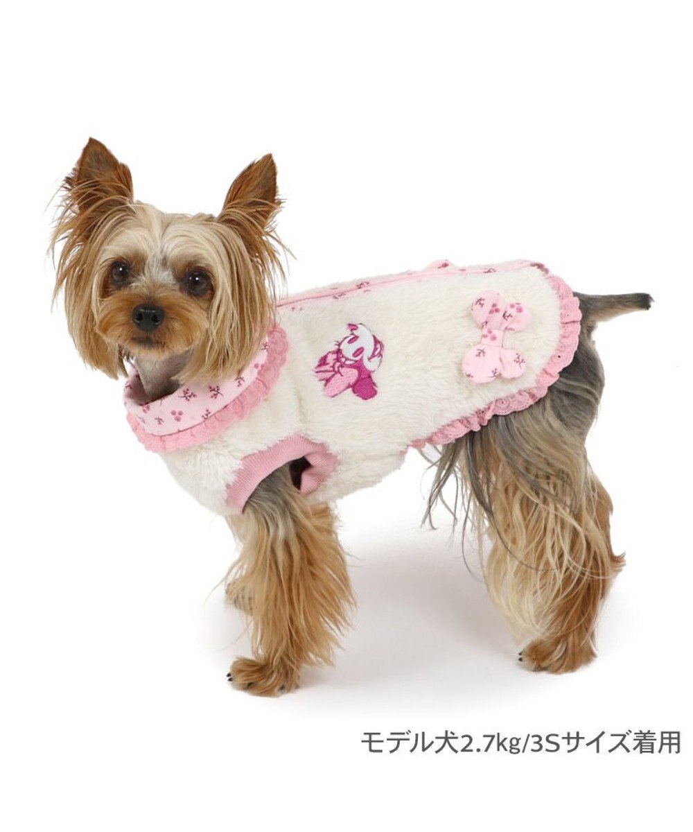 PET PARADISE ディズニー ミニーマウス ジップベスト 《ピンク》 小型犬 