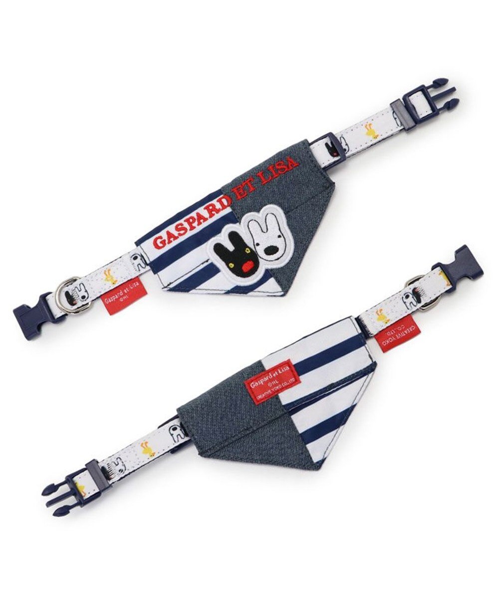 PET PARADISE リサとガスパール バンダナ付き 首輪 ３Ｓ 