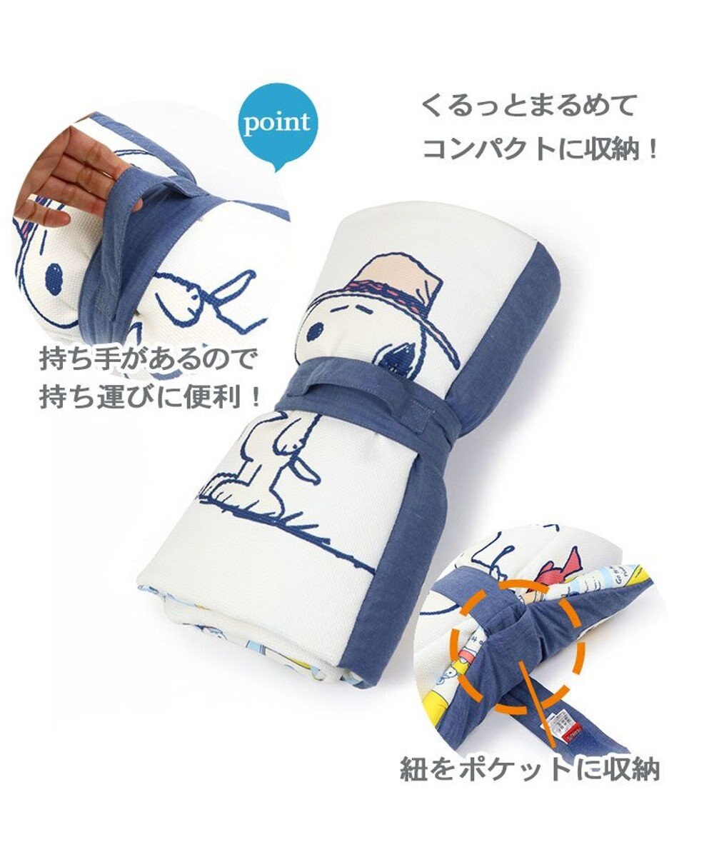 PET PARADISE スヌーピー 夏休み柄 クール ロールマット (90×45cm)