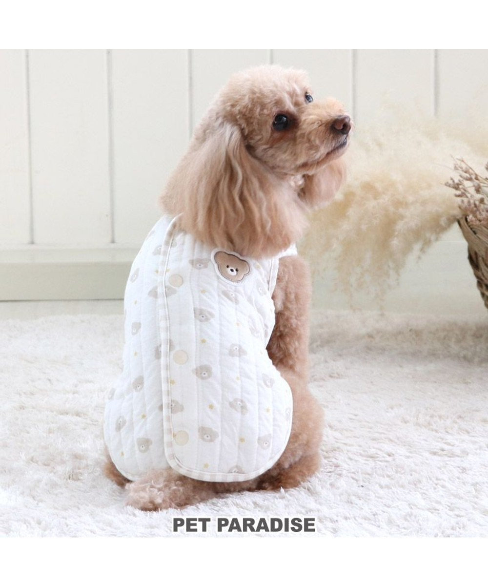 犬 服 背中開き ベスト 小型犬 キルト くま Pet Paradise 通販 雑貨とペット用品の通販サイト マザーガーデン ペットパラダイス