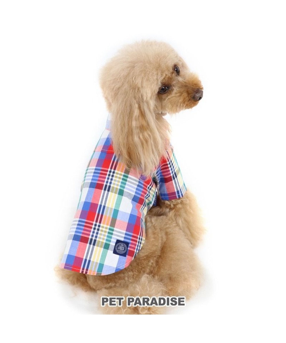 犬服 犬 服 ペットパラダイス J.PRESS マドラスチェック シャツ 〔小型犬〕 超小型犬 小型犬, マルチカラー, ３Ｓ