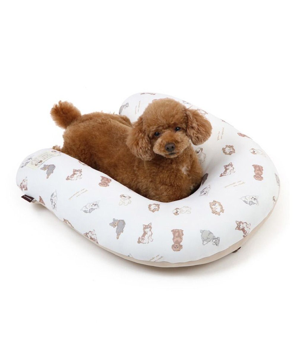 PET PARADISE ペットパラダイス makokoro あごのせクッション 《わんちゃん柄》