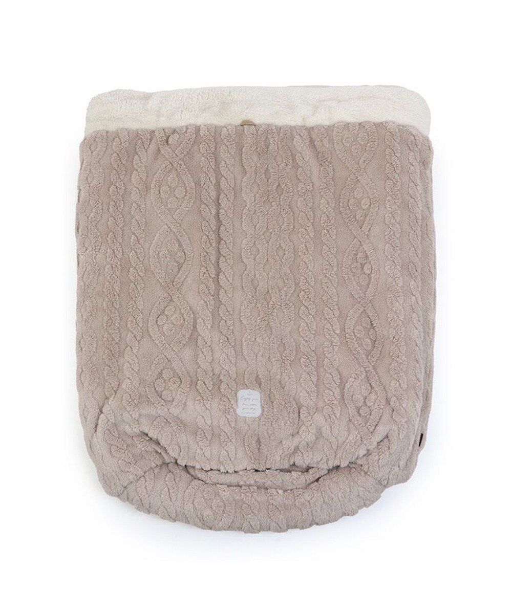 PET PARADISE ペットパラダイス 筒形寝袋 遠赤外線 《アラン編み柄》 57cm×95cm 