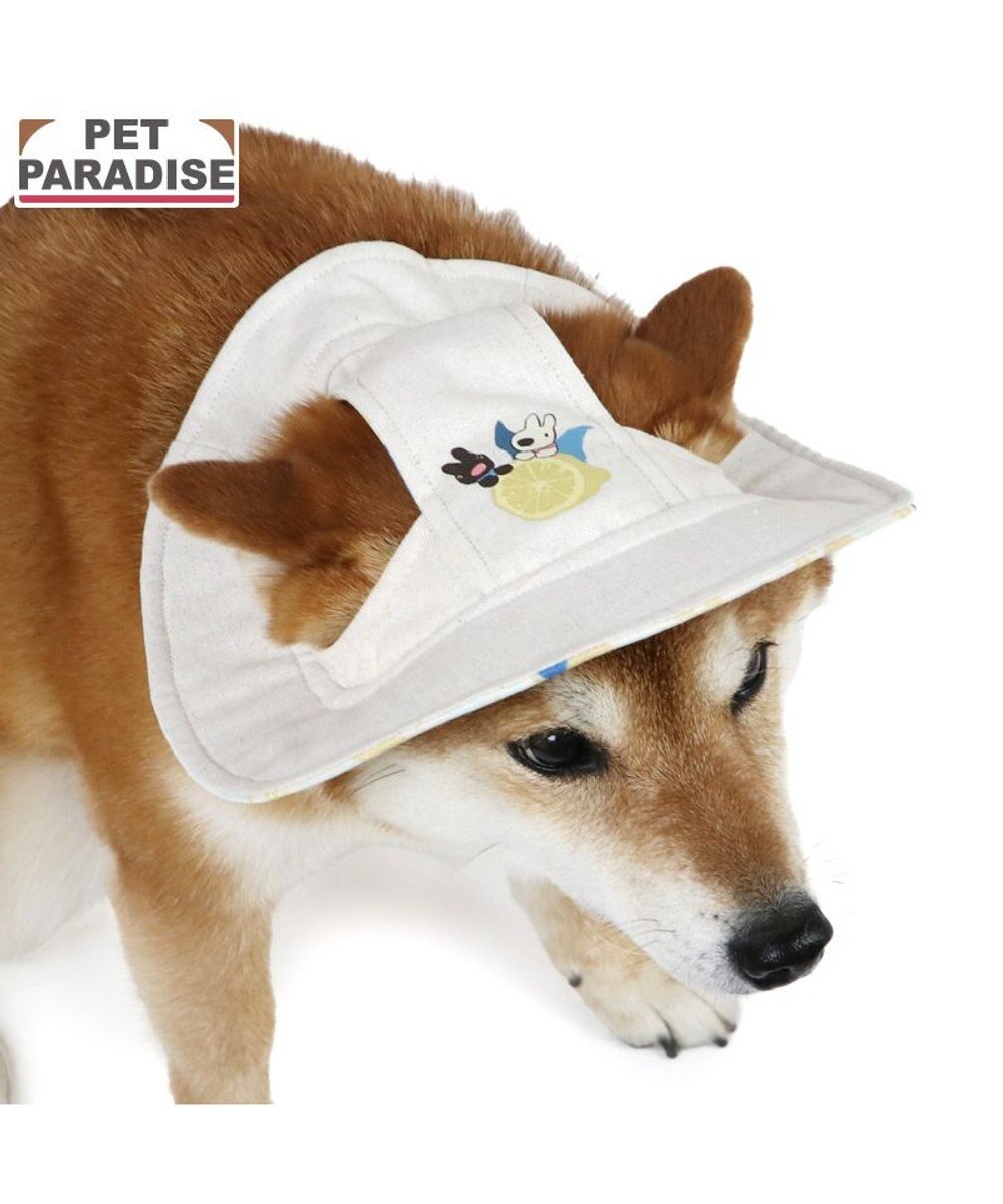 PET PARADISE リサとガスパール シトラス リネン 帽子 ＳＭ～Ｍ/Ｌ 中型犬 大型犬 