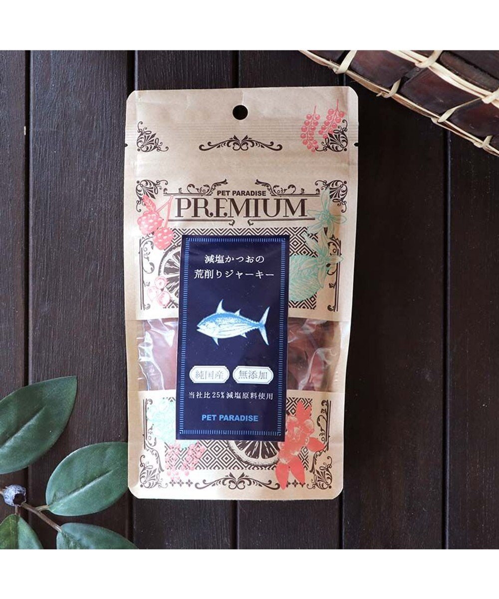 PET PARADISE プレミアムフード 減塩かつお荒削りジャーキー 35g 国産 