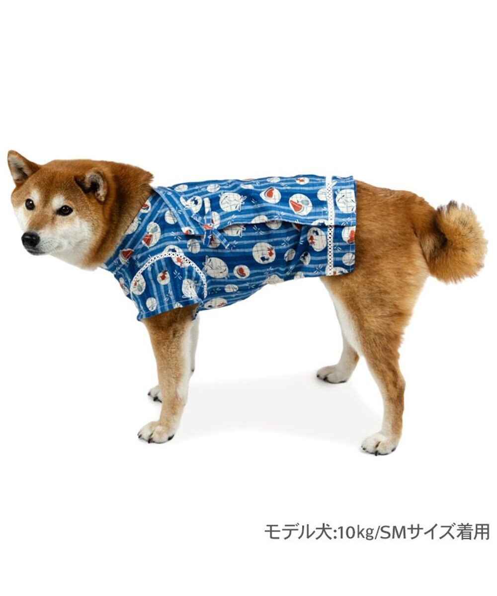 PET PARADISE ペットパラダイス 甚平 《しじら織り風》 中型犬 大型犬 