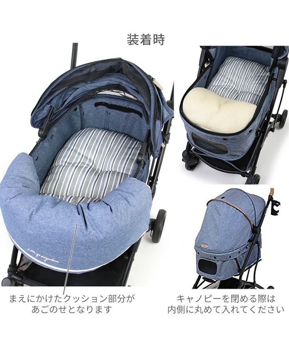 PET PARADISE ペットパラダイス クール カートクッション  《ストライプ柄》 