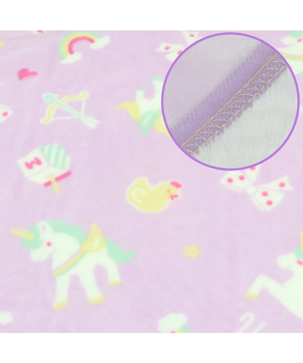 Mother garden マザーガーデン ユニコーン ひざかけ 70×100cm  《ポップ柄》 あったかひざ掛け 