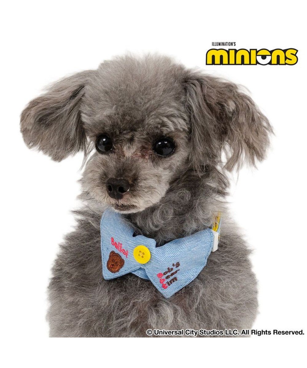 PET PARADISE ミニオン デニム襟付き首輪 ３Ｓ ブルー