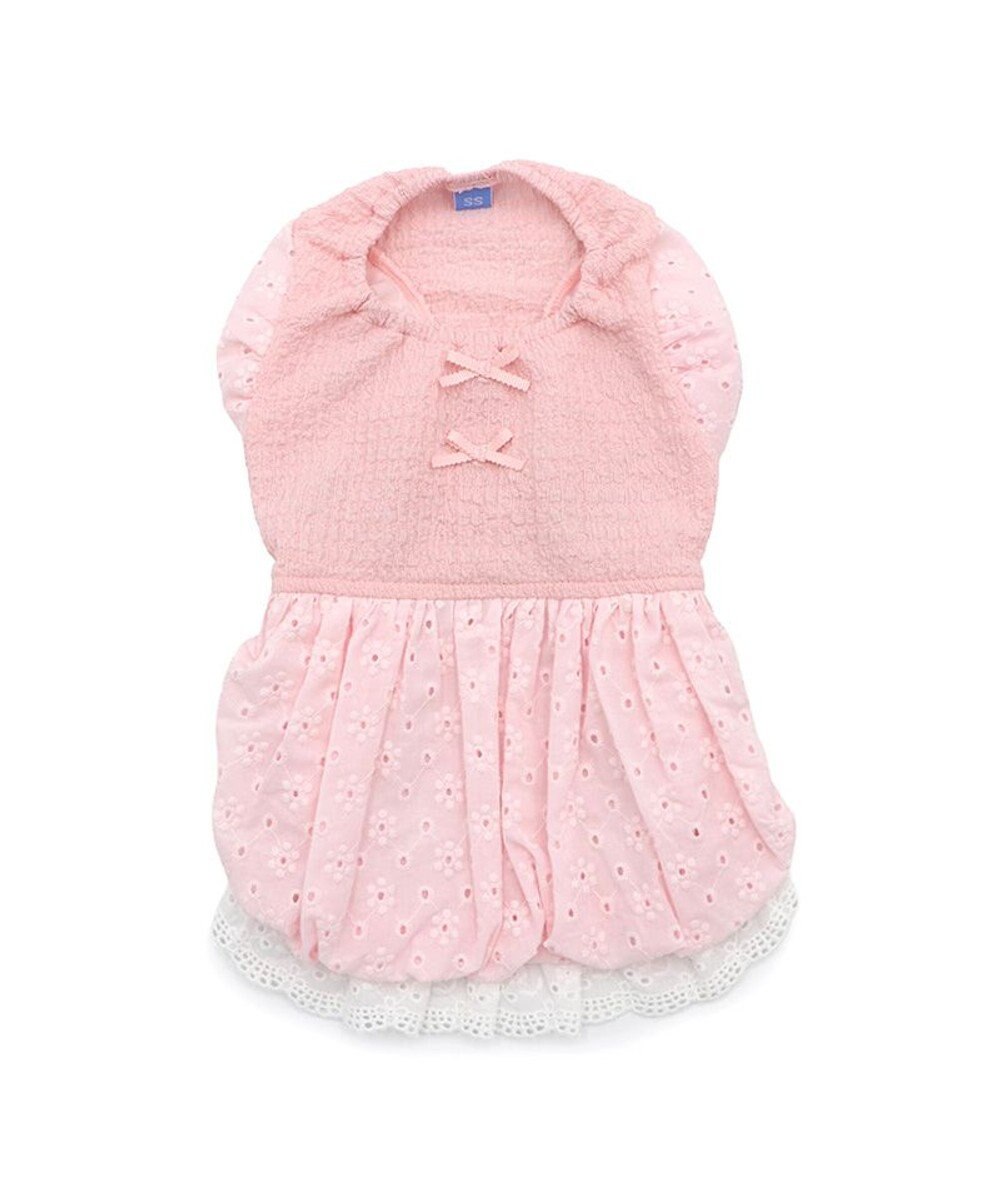 PET PARADISE ペットパラダイス レース バルーン ワンピース 《ピンク》 小型犬 