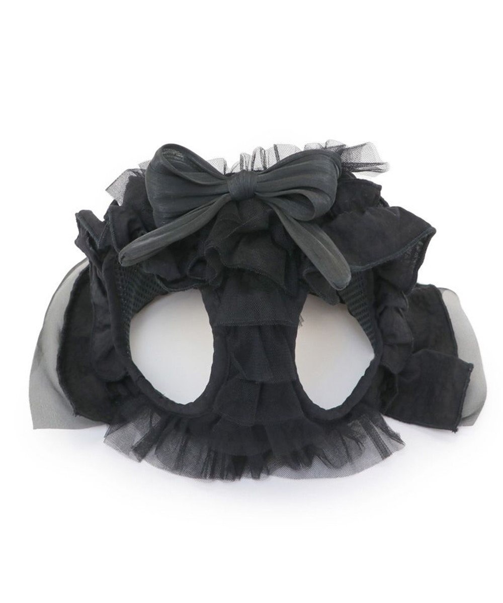 PET PARADISE cherircouture フリフリハーネス 《ブラック》 小型犬 ＳＳ 