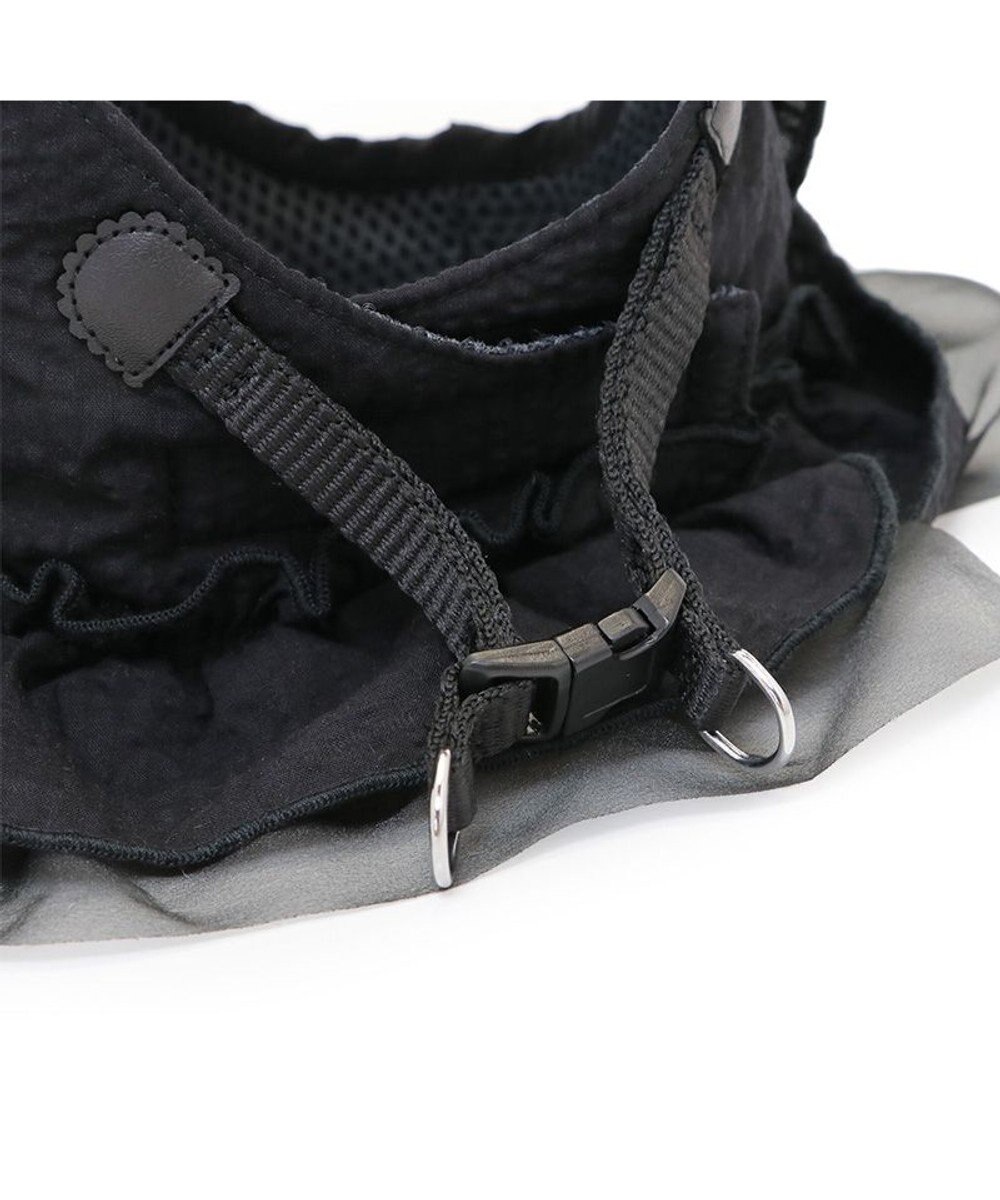 PET PARADISE cherircouture フリフリハーネス 《ブラック》 小型犬 ＳＳ 