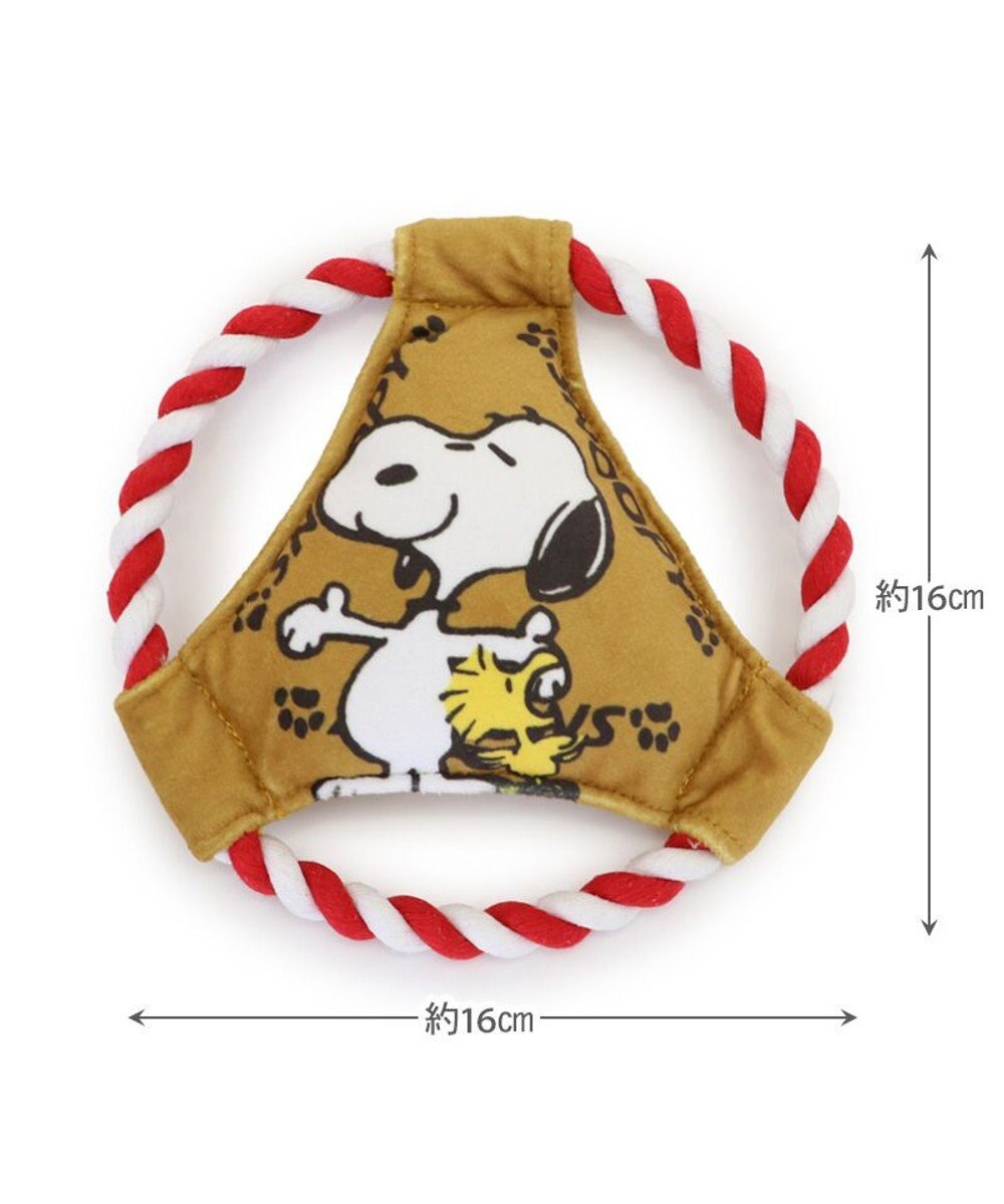 PET PARADISE スヌーピー ロープフリスビー トイ 