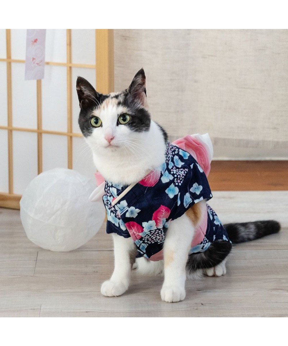 ペットパラダイス 浴衣 《紫陽花》 小型犬 / PET PARADISE