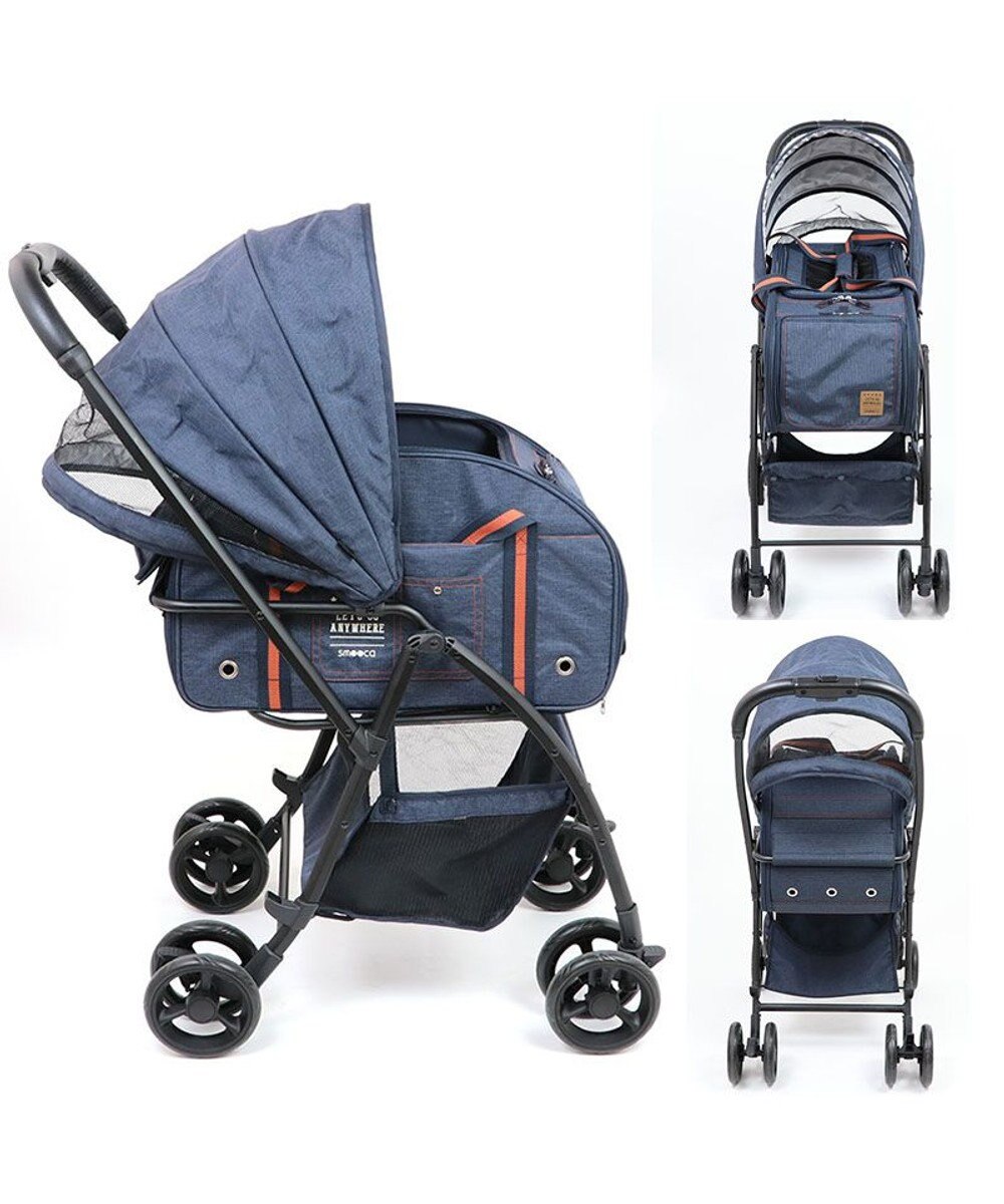 PET PARADISE smooca ３ＷＡＹ ハンドフル ペットカート 《ネイビー》 