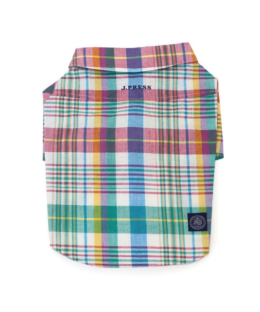 PET PARADISE J.PRESS マドラスチェック シャツ 小型犬 