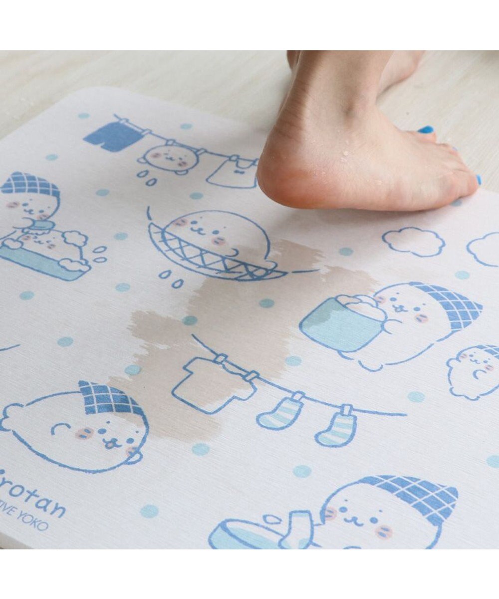 Mother garden しろたん 珪藻土 バスマット Lサイズ 50cm×40cm 