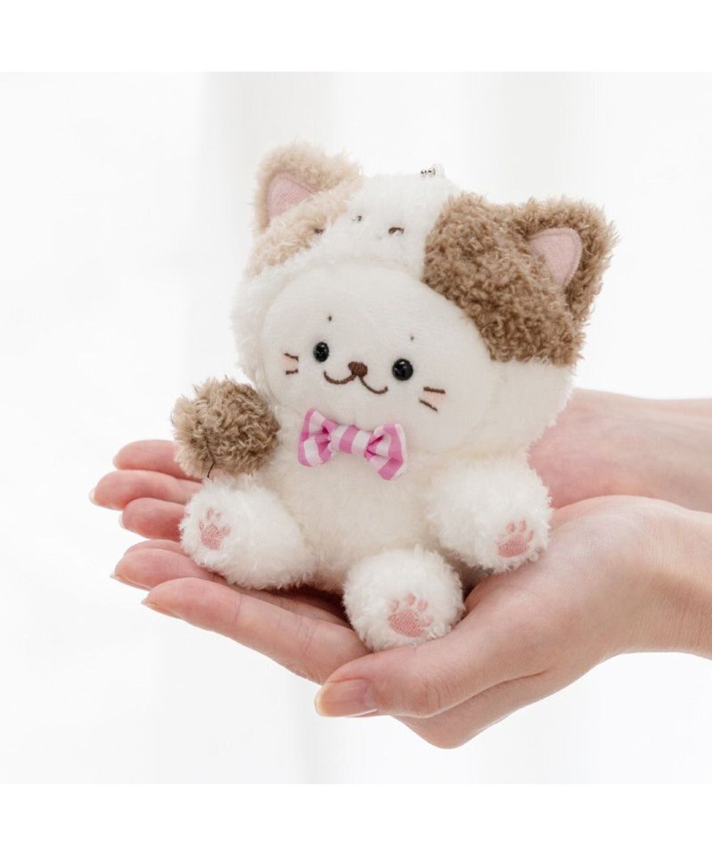 しろたん 猫キーホルダー 《三毛猫》 単品 / Mother garden