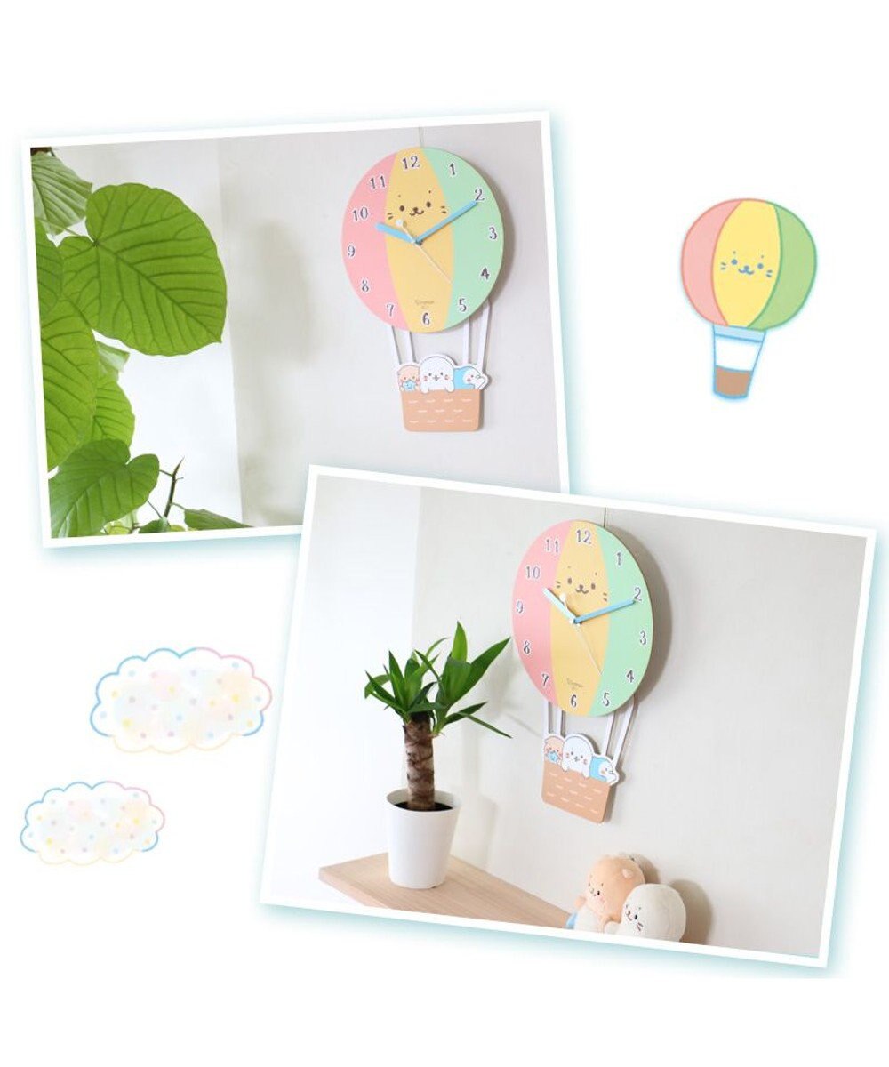 Mother garden しろたん バルーン型 掛け時計 