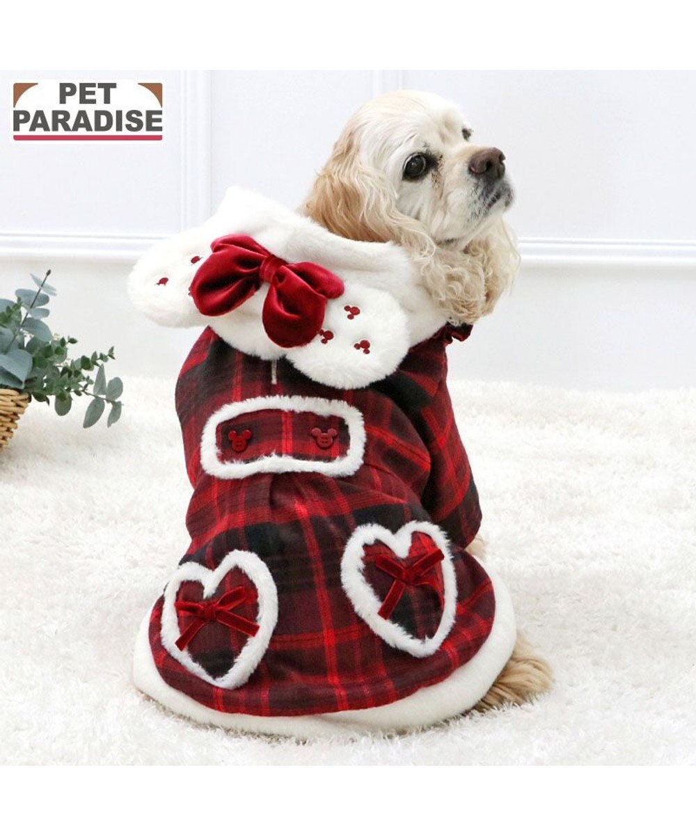 PET PARADISE ディズニー ミニーマウス チェックコート 中型犬 