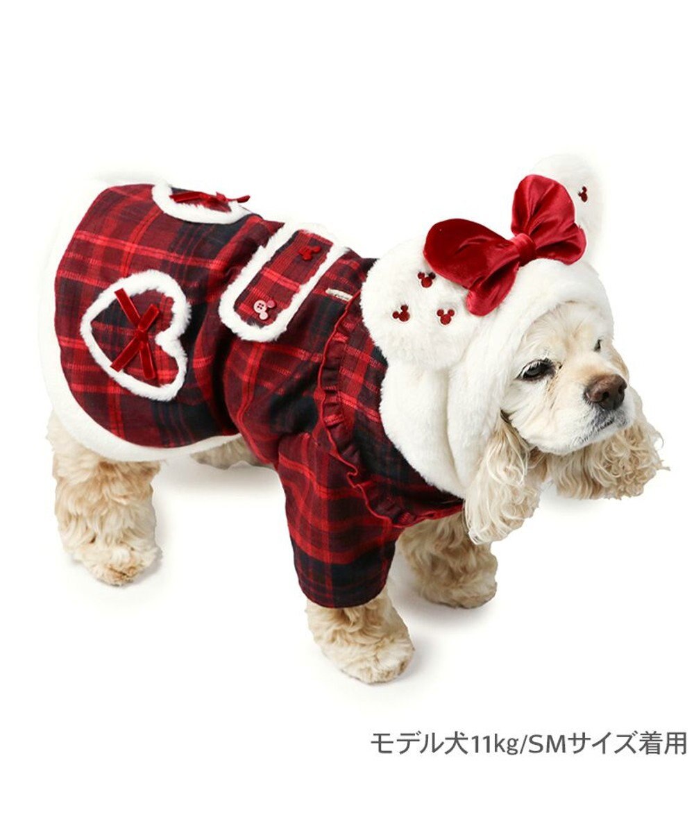 PET PARADISE ディズニー ミニーマウス チェックコート 中型犬