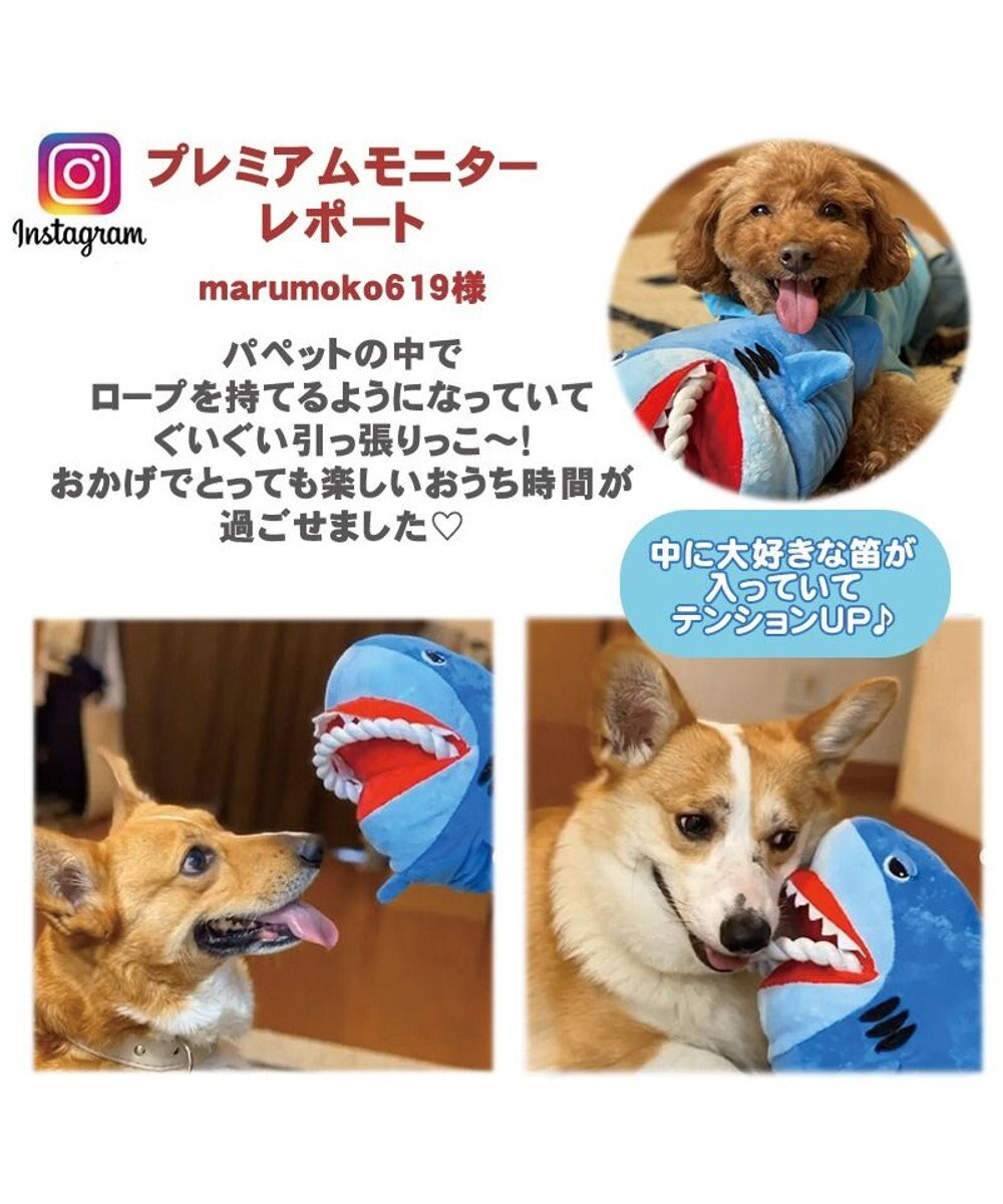 犬用品 ペットグッズ 犬 おもちゃ ペットパラダイス 犬 おもちゃ サメパペット トイ Toy さめ おうちで遊ぼう おうち時間 犬 おもちゃ オモチャ ペットのペットトイ 玩具 Toy 小型犬 おもちゃ かわいい おもしろ インスタ映え Pet Paradise 通販 雑貨とペット