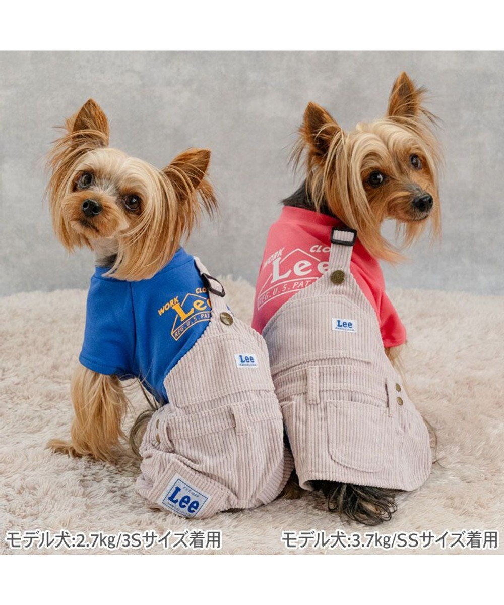 豪奢な Lee ワンショルダー スカートつなぎ 《ピンク》 小型犬 / PET 犬服・アクセサリー