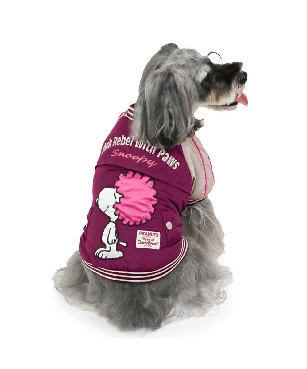 PET PARADISE スヌーピー 遠赤外線 スカジャン アフロ 小型犬 