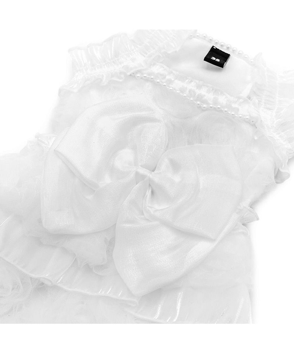 PET PARADISE cherircouture メニ―ローズ ワンピース ホワイト 小型犬 