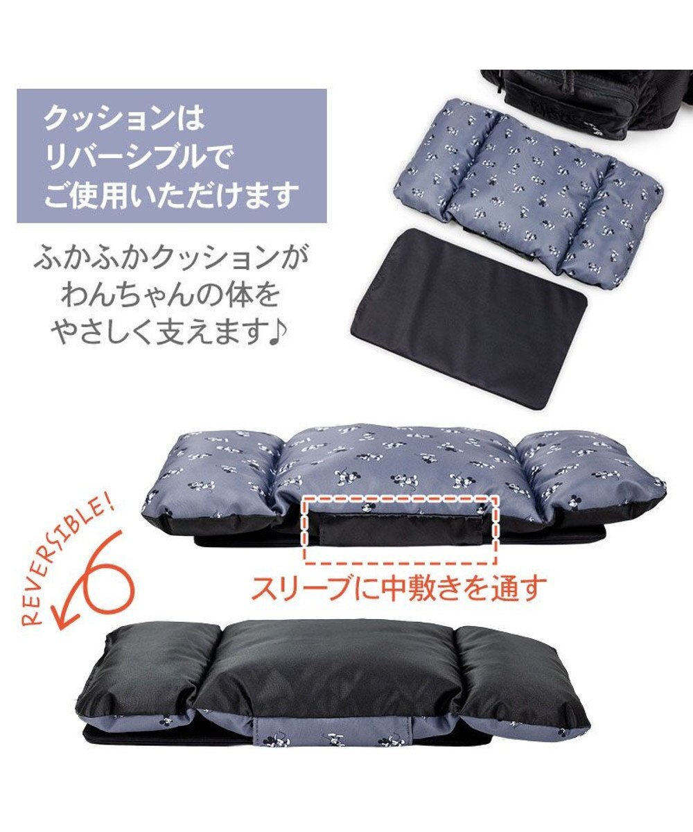 PET PARADISE ディズニー ミッキーマウス 白黒 リュック 