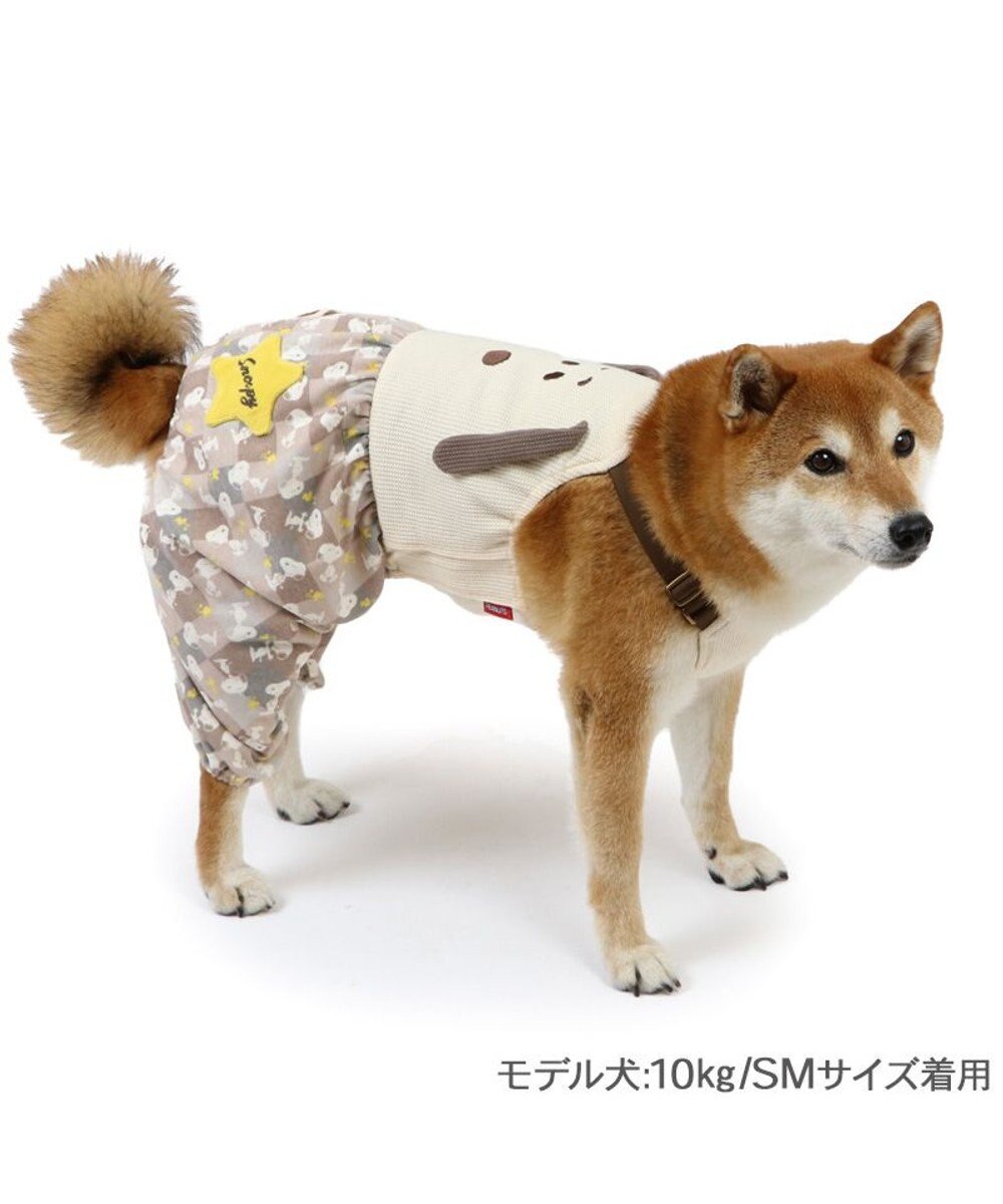 スヌーピー オーバーオール 《ポップ柄》 中型犬 / PET PARADISE