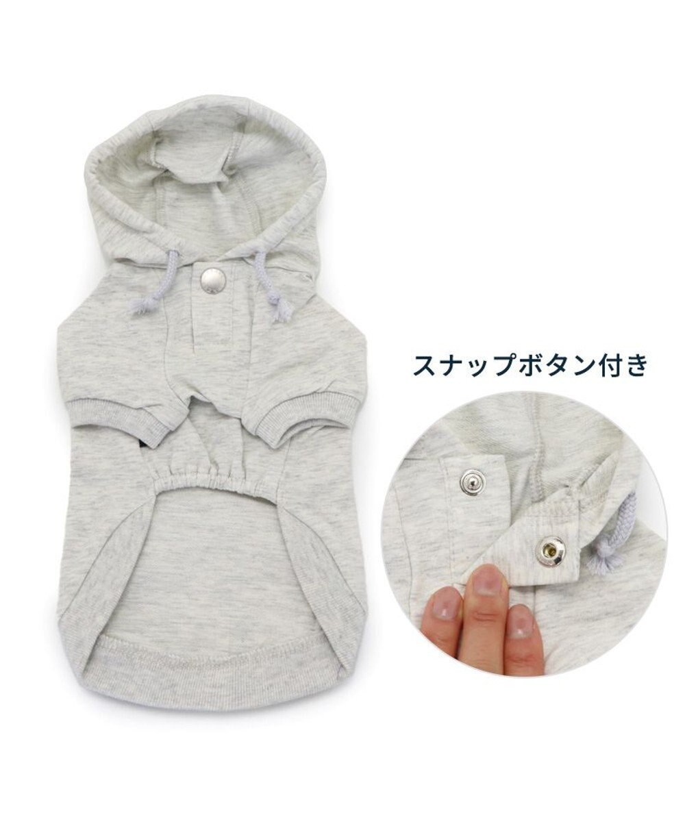 PET PARADISE 犬の服 犬 冬服 パーカー J.PRESS 【小型犬】 カレッジ ロゴ 