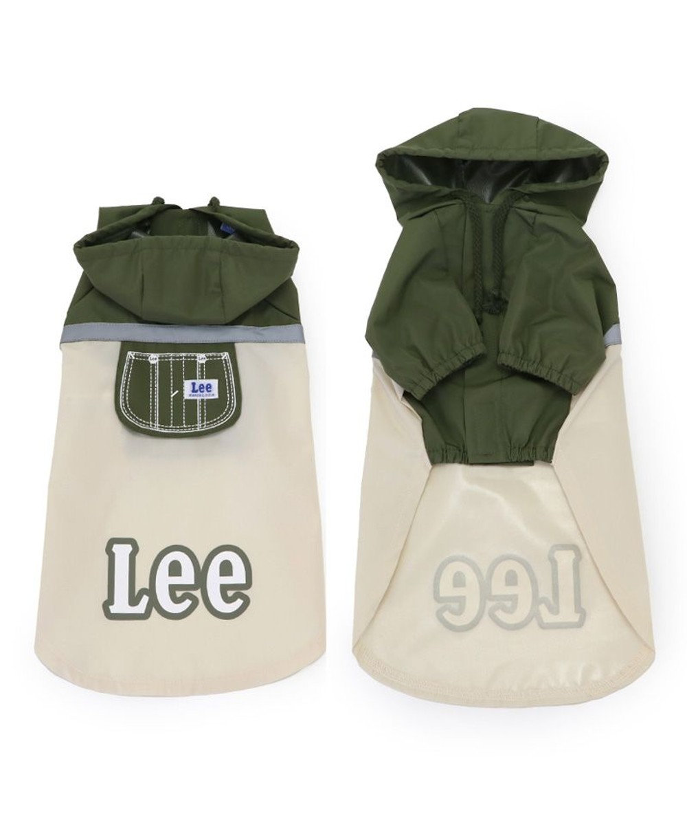 【単品値下げ予定なし】ペットパラダイス　lee 3S　パーカー 犬の服 犬 服 秋冬 Lee パーカー 【小型犬】 白 ロゴ レッド