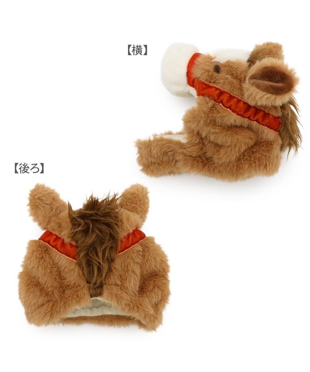 PET PARADISE ペットパラダイス 干支 午 帽子 《ブラウン》 小型犬 