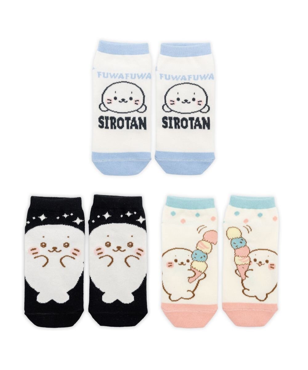 Mother garden ネット店 しろたん 靴下 3足セット 2026春 17～20cm 