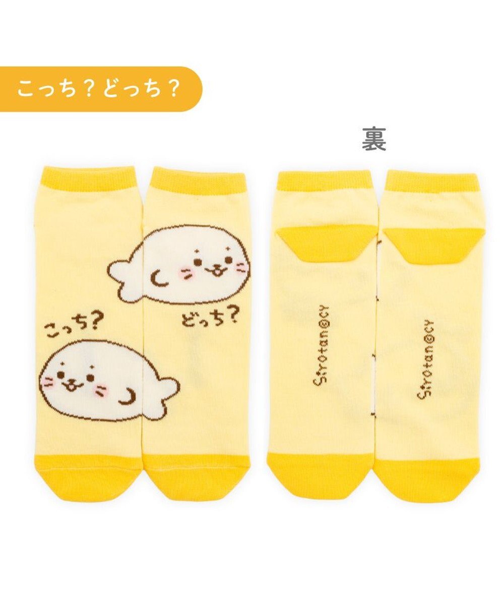 Mother garden しろたん 靴下 スニーカー丈 ショート丈 3足セット 25～27cm 《にっこりブラウン こっち？どっち？ ゆるゆる刺繍ホワイト》 