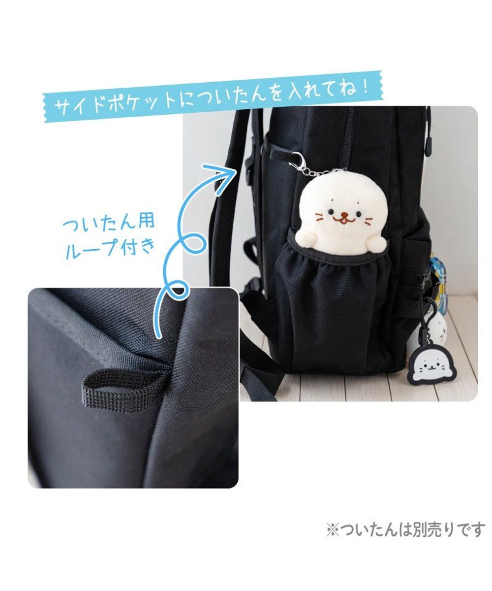 Mother garden しろたん 透明窓付 リュック 《ブラック》 