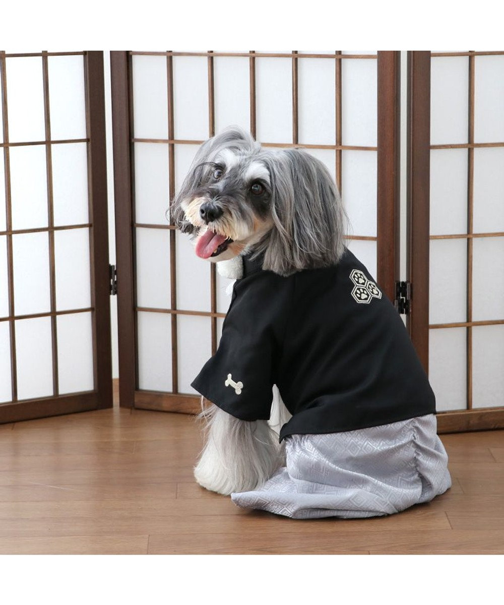 ペットパラダイス 紋付袴 《シルバー》 小型犬 / PET PARADISE
