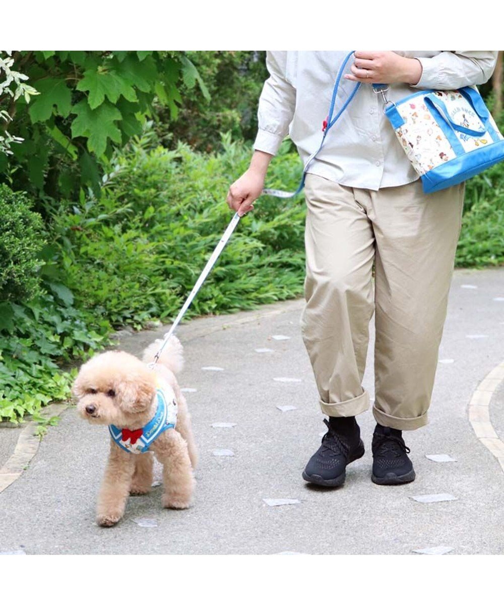 PET PARADISE ディズニー ドナルドダック 90周年 反射 リード SS~S 《パーティー柄》 小型犬