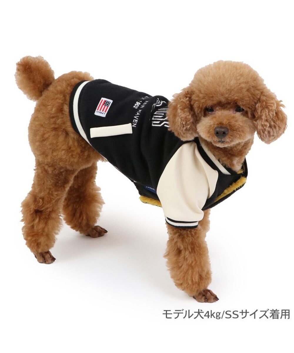 ペットパラダイス　J.PRESS 防寒冬服　ジャンパー J.PRESS パーカー カレッジ 赤 小型犬 / PET PARADISE | 【通販